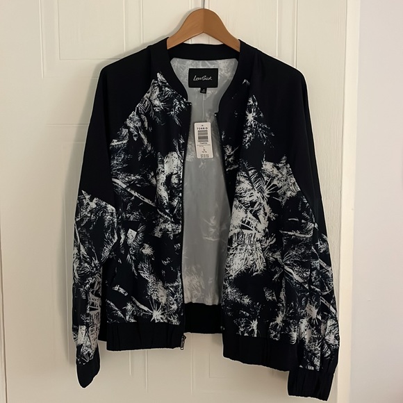 NWT TORRID LOVESICK 1XL colour block bomber jacket - Picture 6 of 7